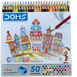 DOMS Half Size Colour Pencils - 24 Shades